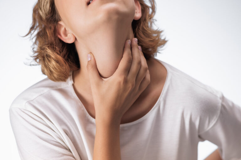 Hoarse voice and throat discomfort in a patient in Danville